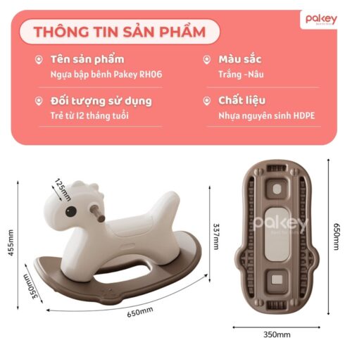 Ngựa bập bênh Pakey RH06