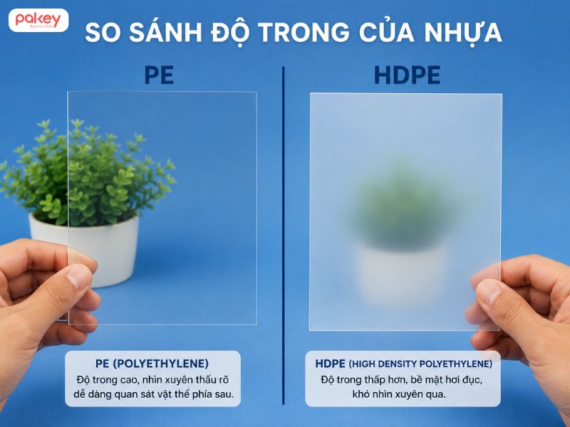 Nhựa PE và HDPE khác nhau thế nào? 3 Nhựa PE và HDPE khác nhau thế nào?