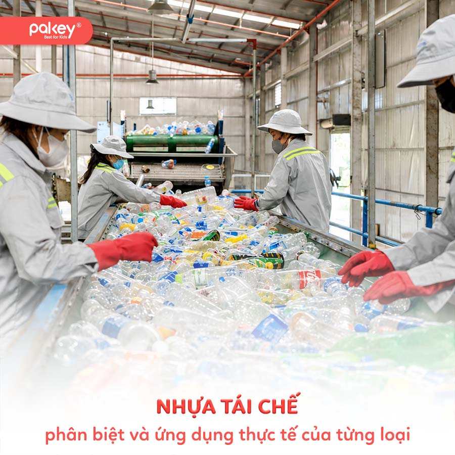 Nhựa tái chế là gì? Phân biệt và ứng dụng thực tế của từng loại