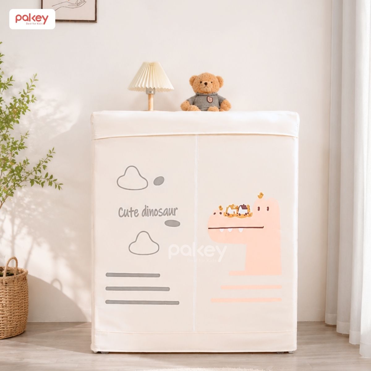 Phụ kiện chốt kẹp và vải bọc quây nhựa Pakey Babyhome NC02 17 Phụ kiện quây cũi nhựa Pakey Babyhome NC02