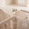 Phụ kiện chốt kẹp và vải bọc quây nhựa Pakey Babyhome NC02 12 Phụ kiện quây cũi nhựa Pakey Babyhome NC02