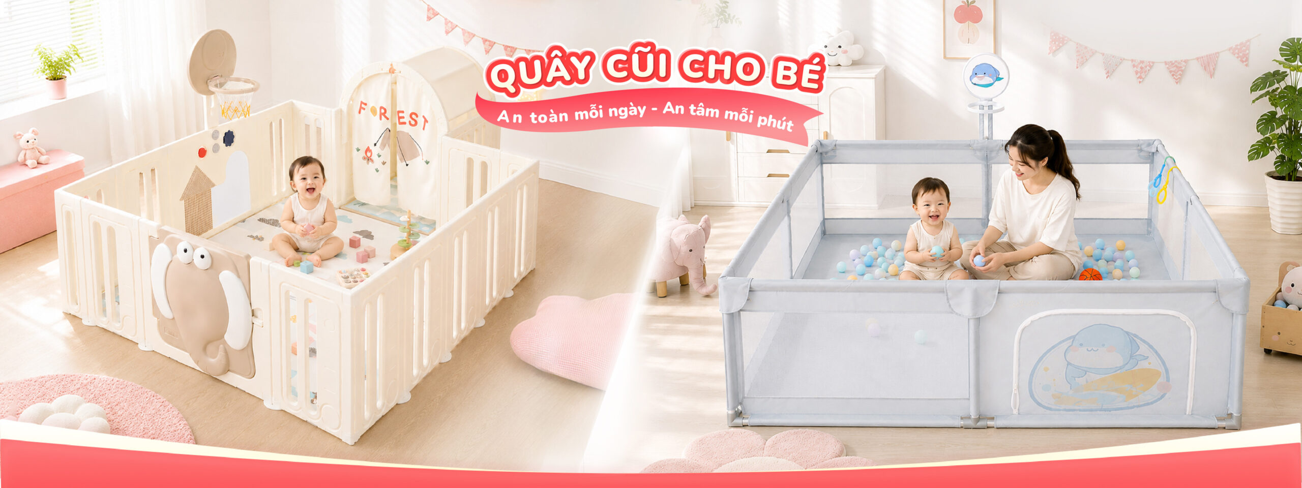 QUÂY CŨI CHO BÉ