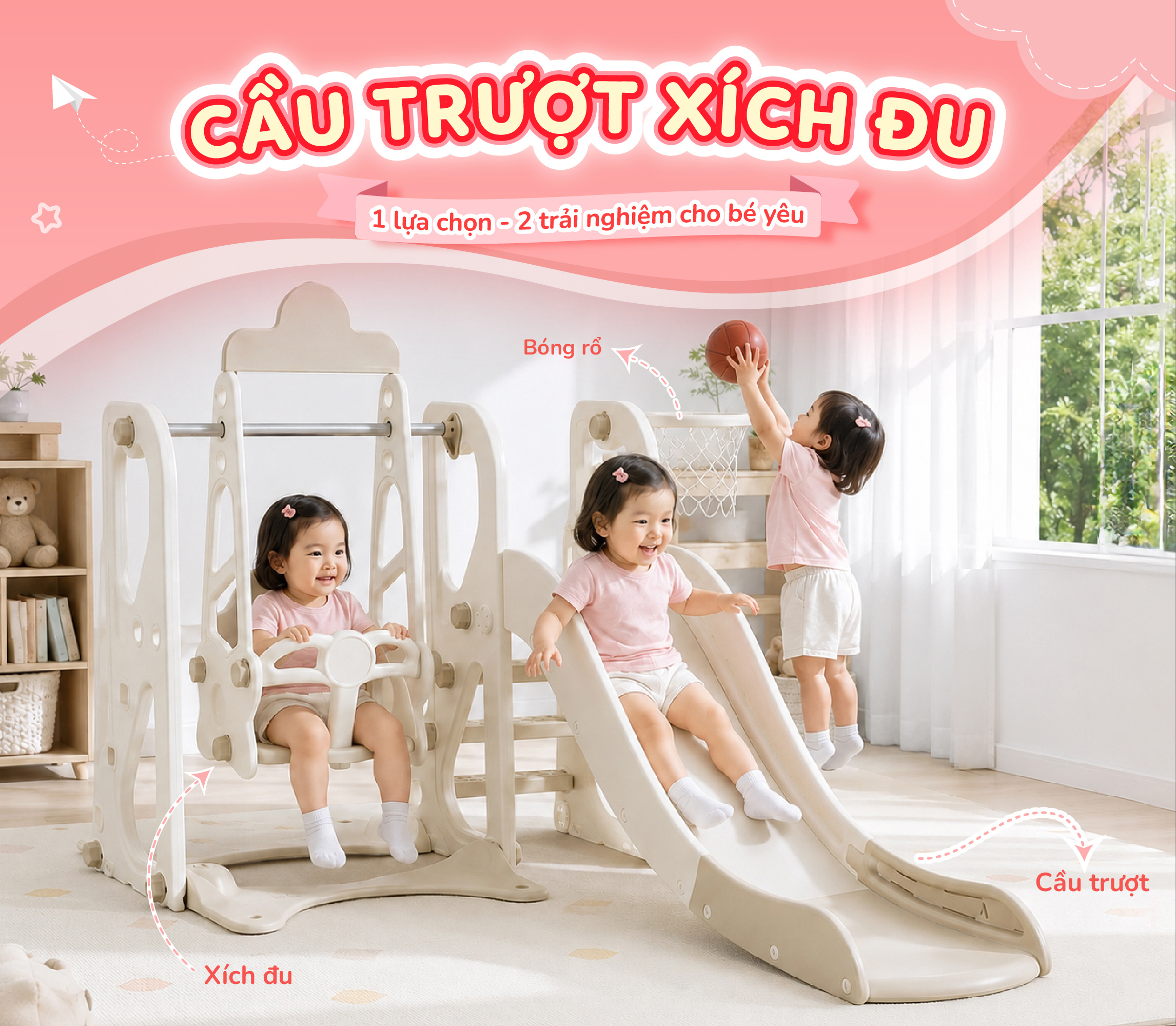 CẦU TRƯỢT XÍCH ĐU