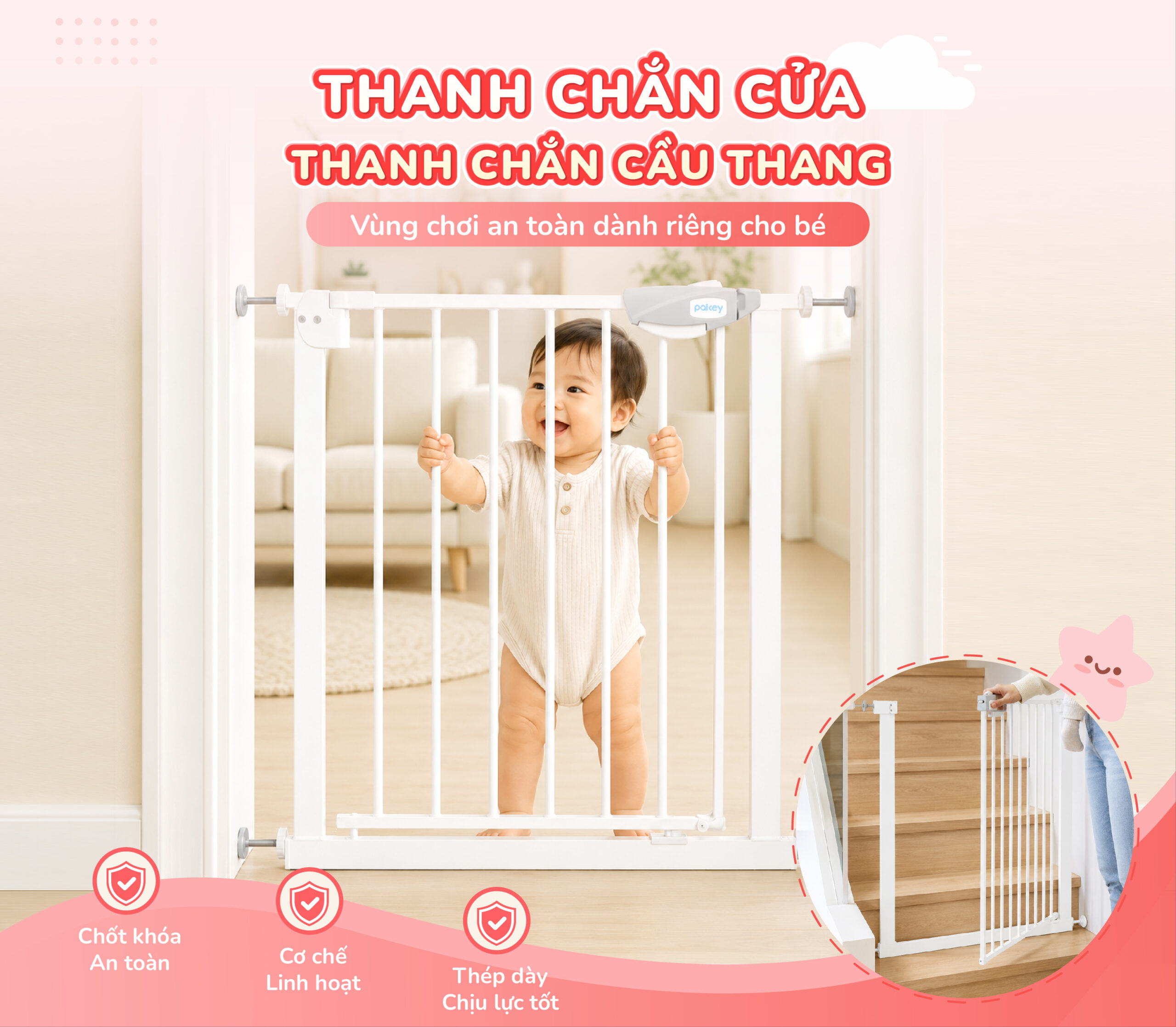 THANH CHẮN CỬA, THANH CHẮN CẦU THANG