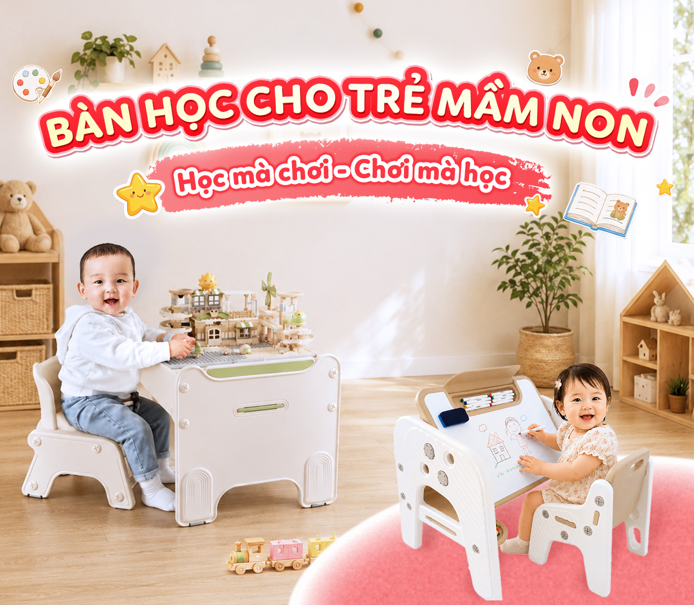 BÀN HỌC CHO BÉ