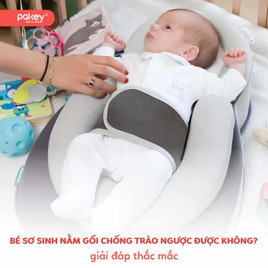 [Giải đáp] Bé sơ sinh nằm gối chống trào ngược được không?