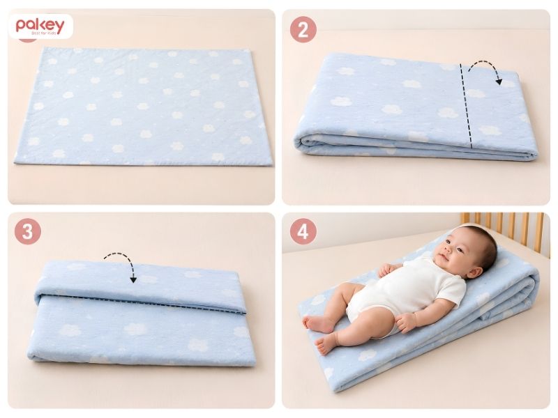 Hướng dẫn 2 cách làm gối chống trào ngược cho bé tại nhà 7 Hướng dẫn 2 cách làm gối chống trào ngược cho bé tại nhà