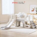 Cầu trượt liên hoàn kết hợp hầm chui Pakey Lovely Bear LH03