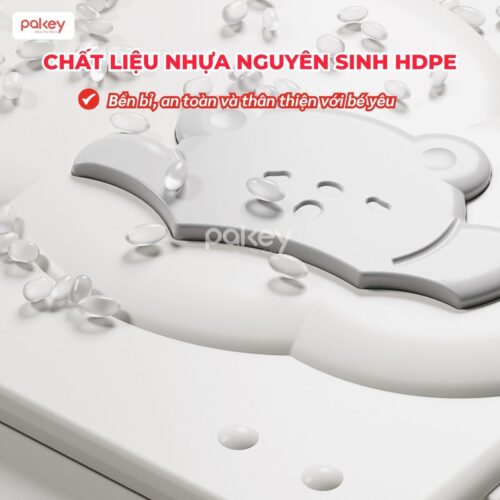 Cầu trượt liên hoàn kết hợp hầm chui Pakey Lovely Bear LH03