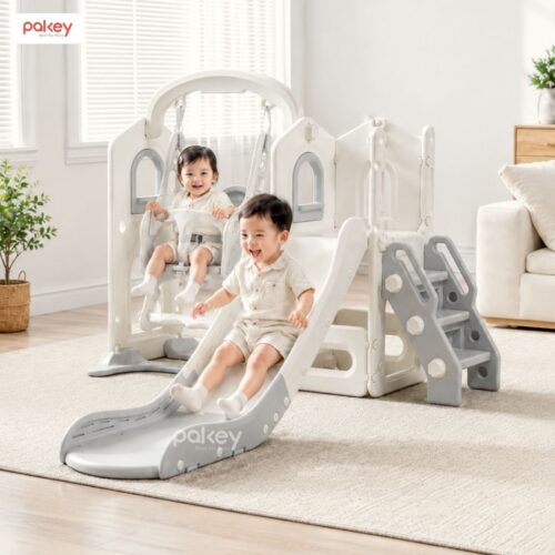 Cầu trượt xích đu Pakey Lovely Bear SS02 8 Cầu trượt xích đu Pakey Lovely Bear SS02