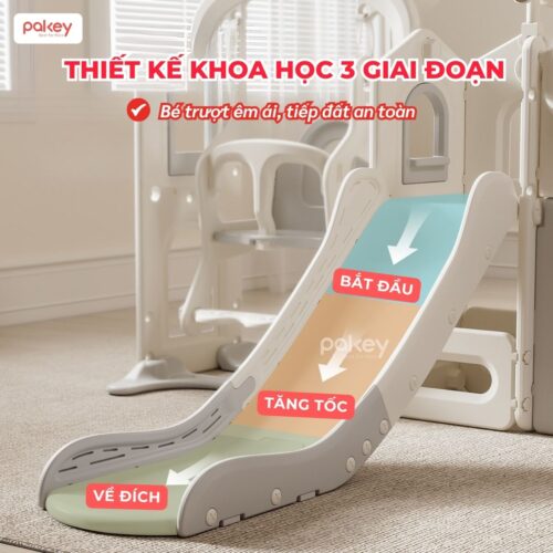 Cầu trượt xích đu Pakey Lovely Bear SS02 9 Cầu trượt xích đu Pakey Lovely Bear SS02