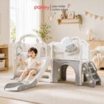 Cầu trượt xích đu liên hoàn Pakey Lovely Bear LH04