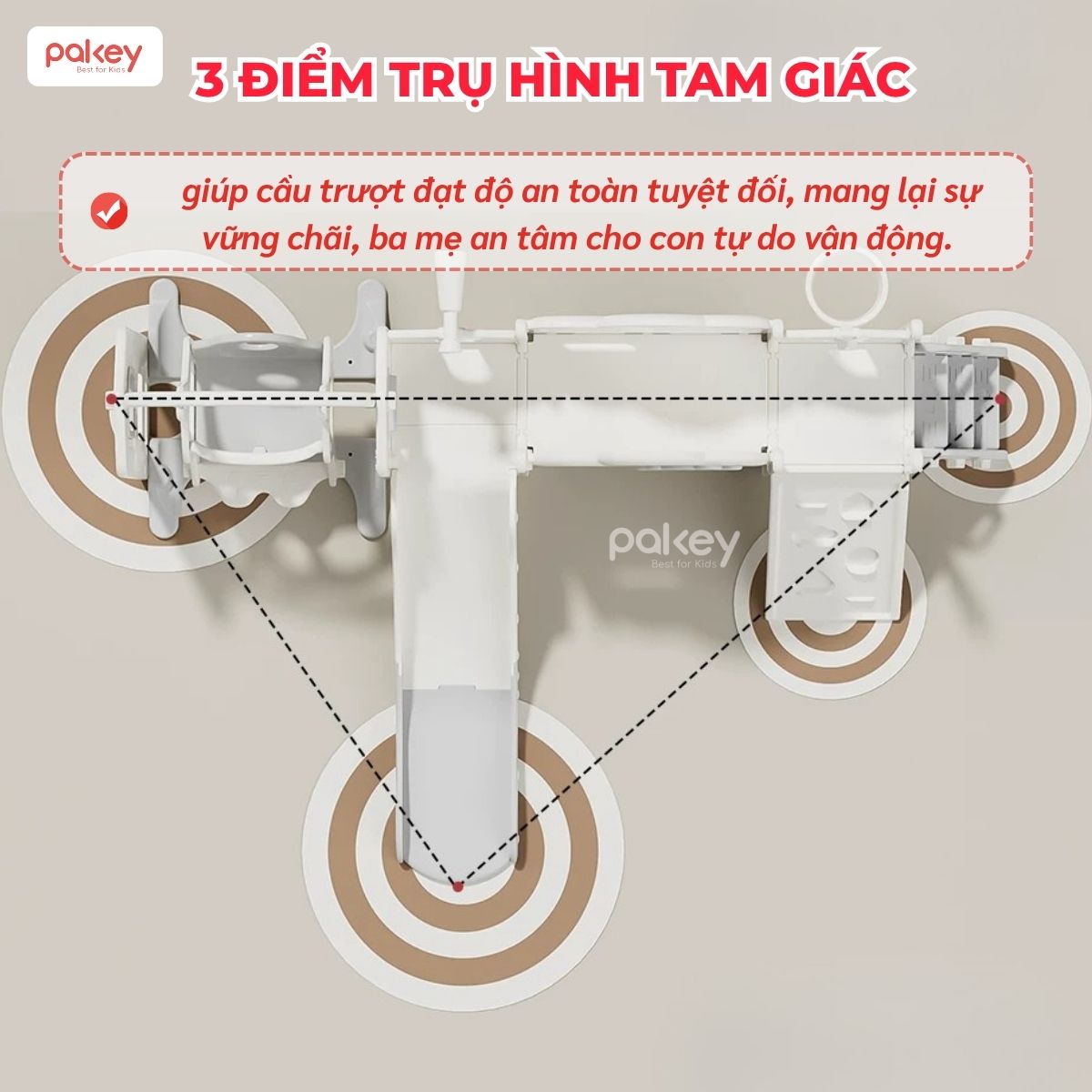 Cầu trượt xích đu liên hoàn Pakey Lovely Bear LH04 20 Cầu trượt xích đu liên hoàn Pakey Lovely Bear LH04