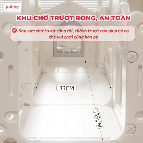 Cầu trượt xích đu liên hoàn Pakey Lovely Bear LH04 16 Cầu trượt xích đu liên hoàn Pakey Lovely Bear LH04