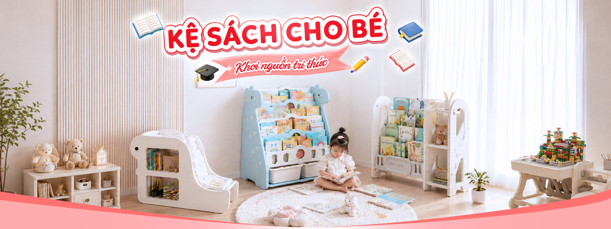 KỆ SÁCH CHO BÉ