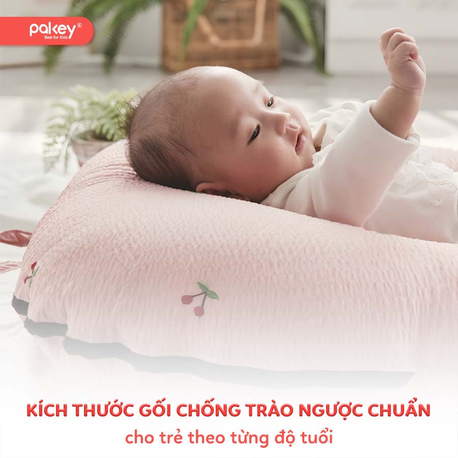 Kích thước gối chống trào ngược chuẩn cho trẻ theo từng độ tuổi
