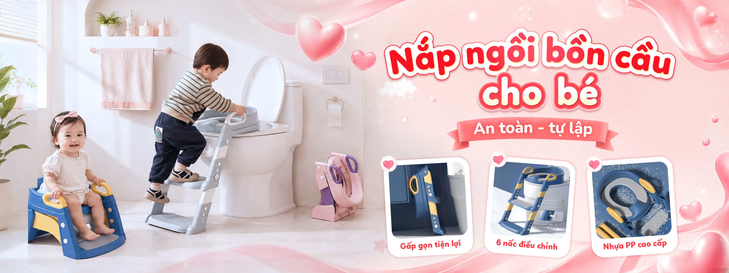 NẮP BỒN CẦU CHO BÉ