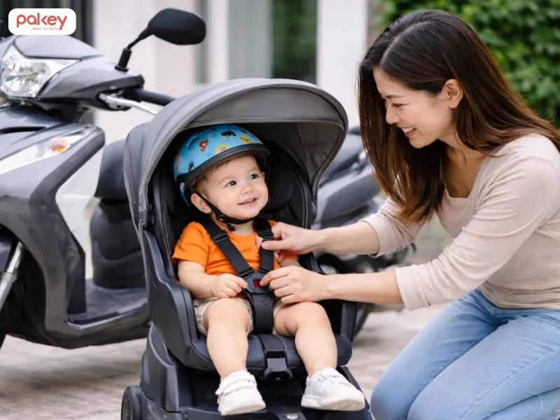 Ghế ngồi xe máy cho bé là gì? Khi nào bé có thể dùng được? 8 Ghế ngồi xe máy cho bé là gì? Khi nào bé có thể dùng được?