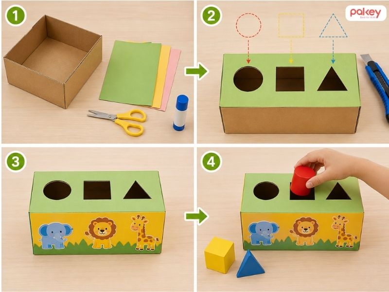 Hướng dẫn làm đồ chơi Montessori siêu đơn giản tại nhà 15 Hướng dẫn làm đồ chơi Montessori siêu đơn giản tại nhà