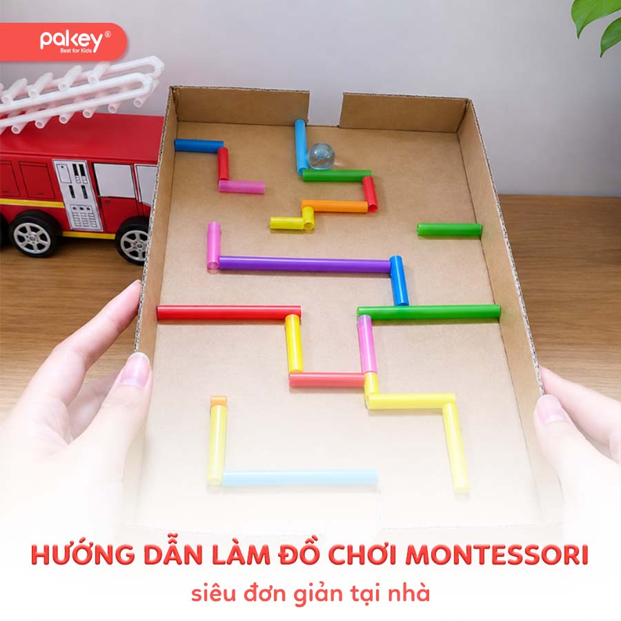 Hướng dẫn làm đồ chơi Montessori siêu đơn giản tại nhà
