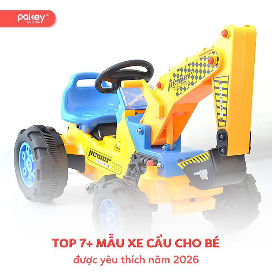 Top 7+ mẫu xe cẩu cho bé được yêu thích năm 2026