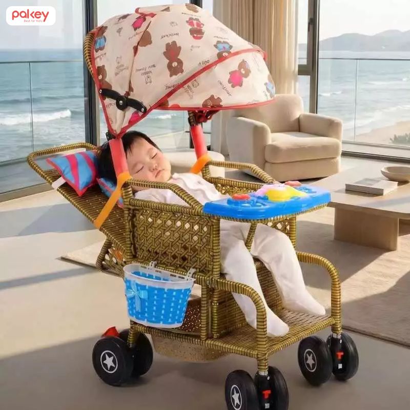Có nên mua xe đẩy bằng mây cho bé? Ưu nhược điểm khi sử dụng 18 Có nên mua xe đẩy bằng mây cho bé? Ưu nhược điểm khi sử dụng