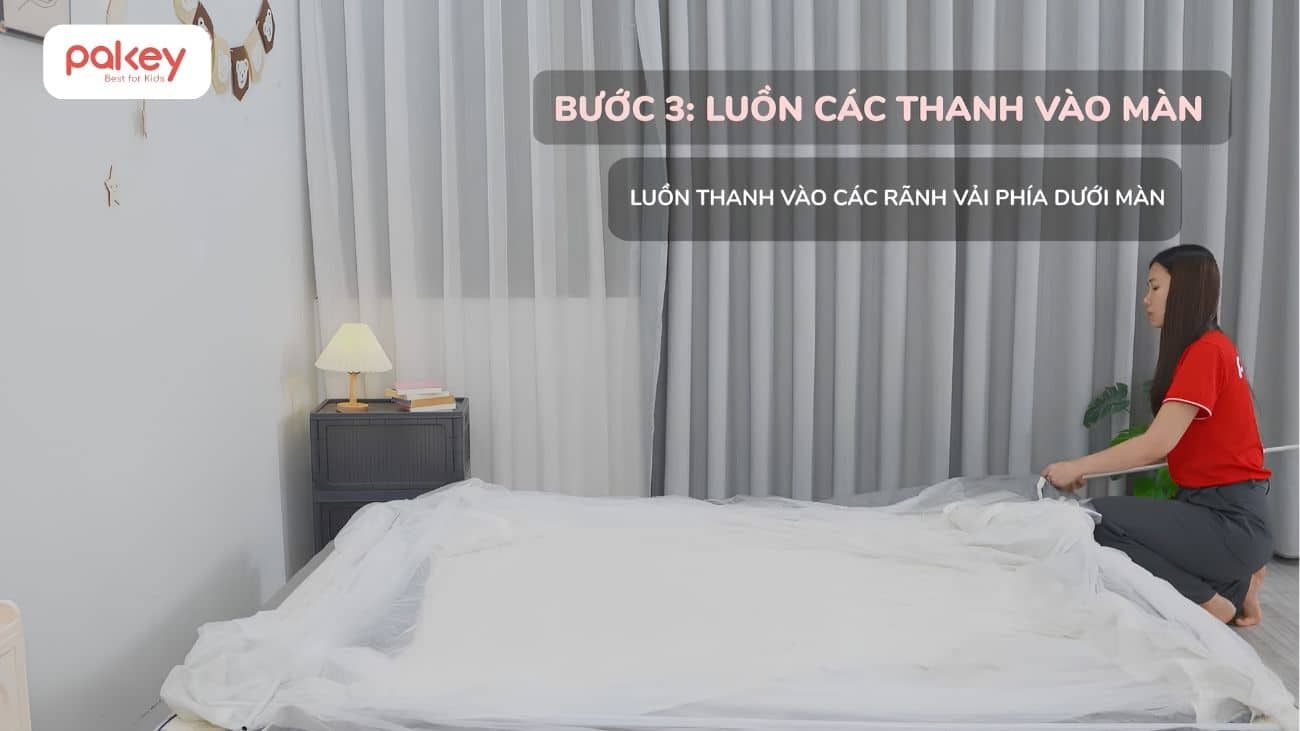 [Chi tiết] Cách lắp màn chống ngã Pakey và lưu ý khi sử dụng
