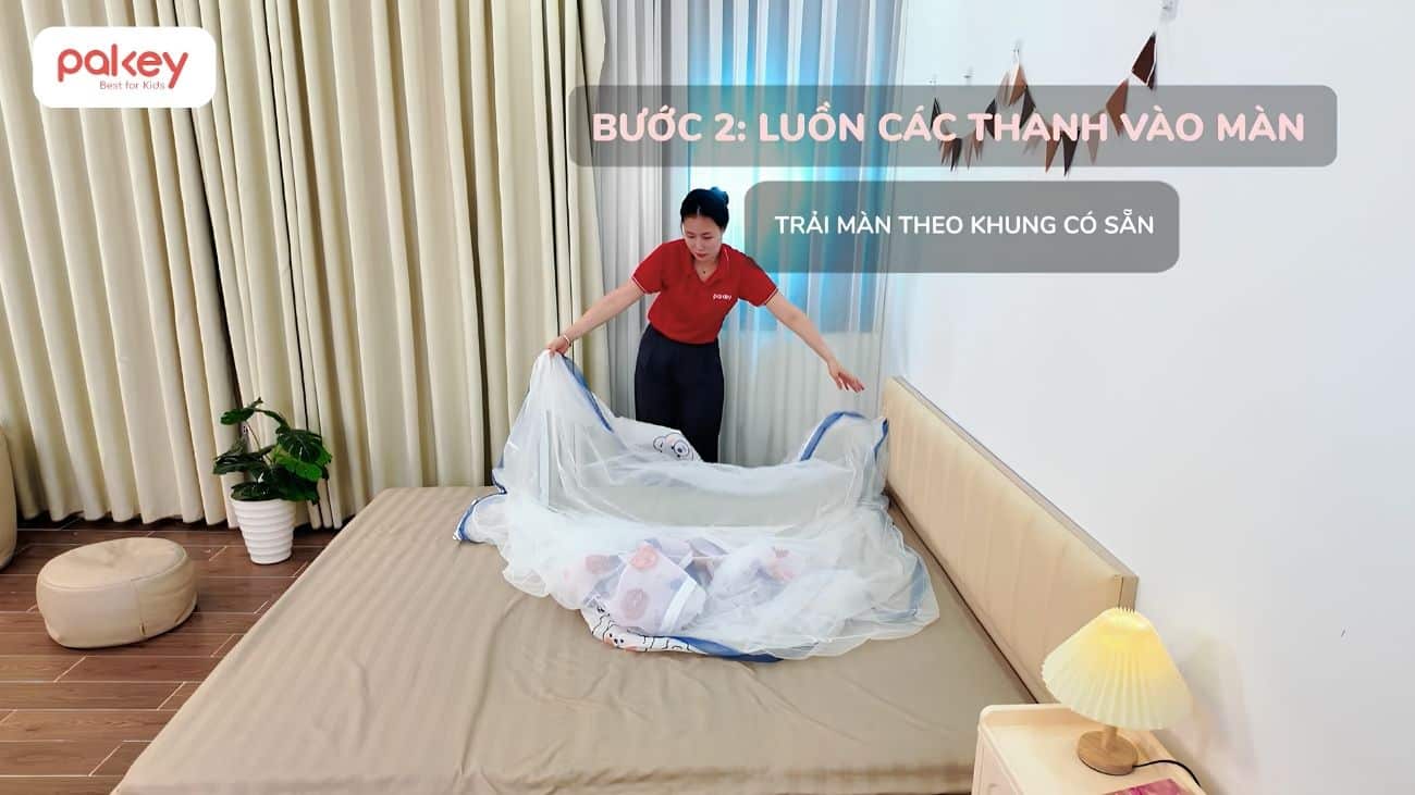 [Chi tiết] Cách lắp màn chống ngã Pakey và lưu ý khi sử dụng