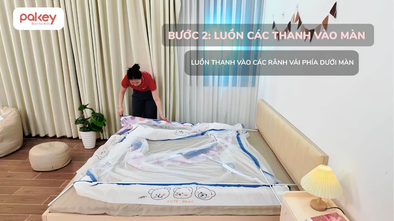 [Chi tiết] Cách lắp màn chống ngã Pakey và lưu ý khi sử dụng