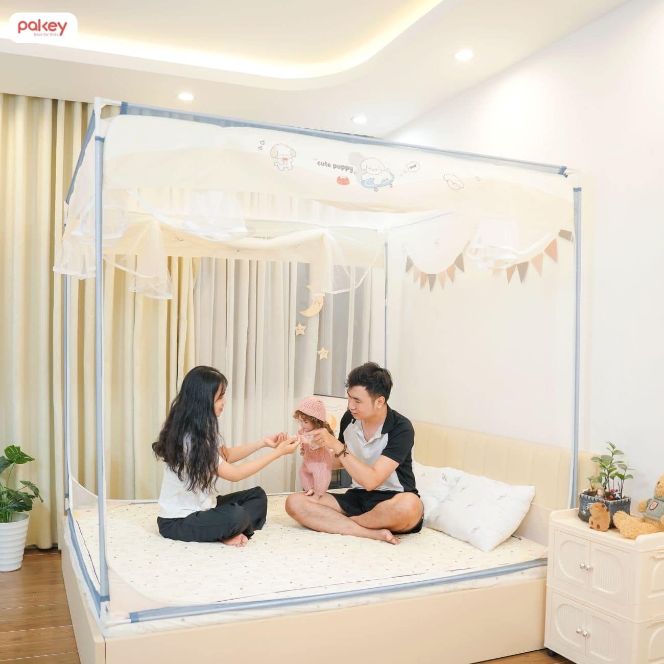 [Chi tiết] Cách lắp màn chống ngã Pakey và lưu ý khi sử dụng