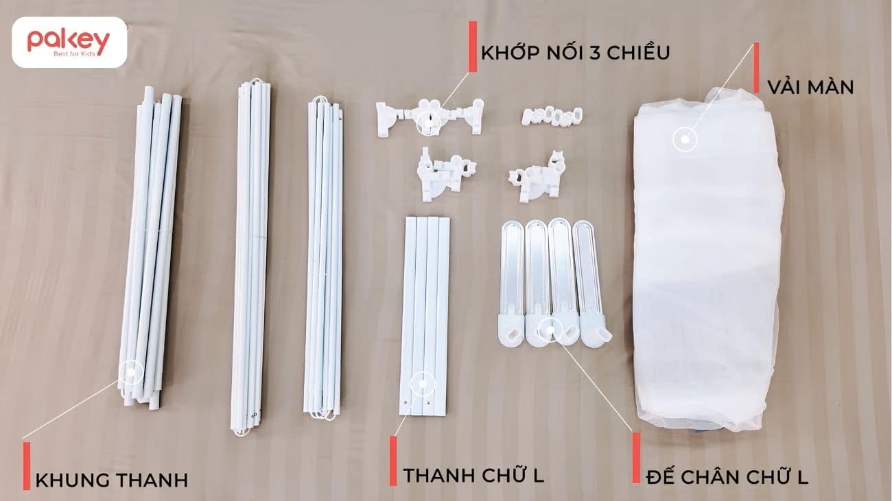 [Chi tiết] Cách lắp màn chống ngã Pakey và lưu ý khi sử dụng