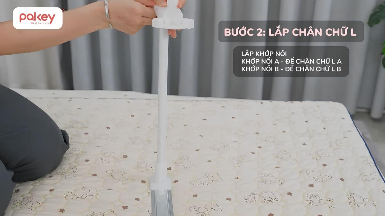 [Chi tiết] Cách lắp màn chống ngã Pakey và lưu ý khi sử dụng