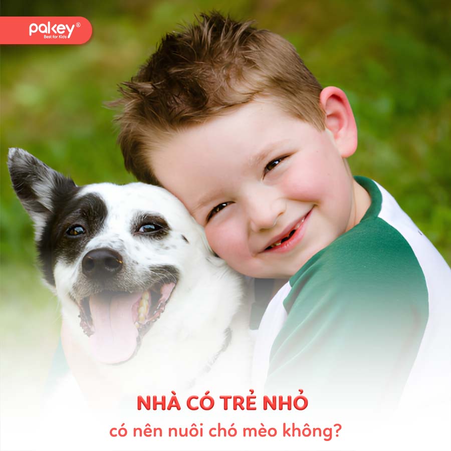 Nhà có trẻ nhỏ có nên nuôi chó mèo không?