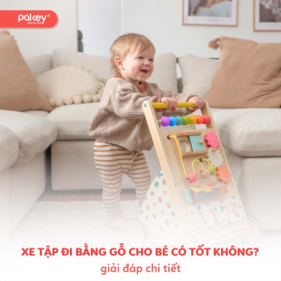 [Giải đáp] Xe tập đi bằng gỗ cho bé có tốt không?