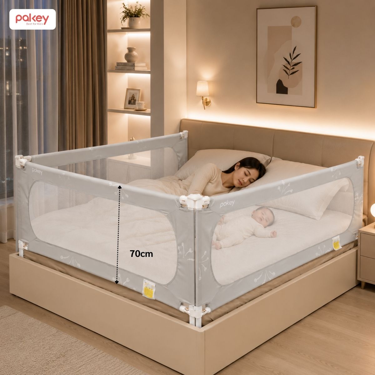 G600-A Thanh chắn giường 2m