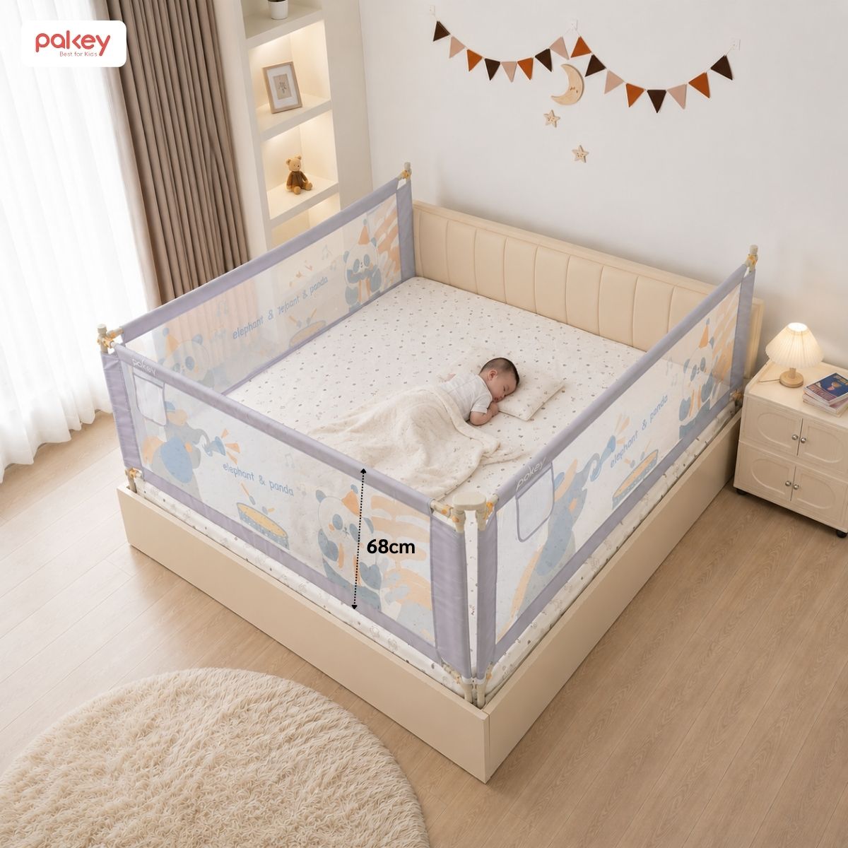 LC1 ghi Thanh chắn giường 2m