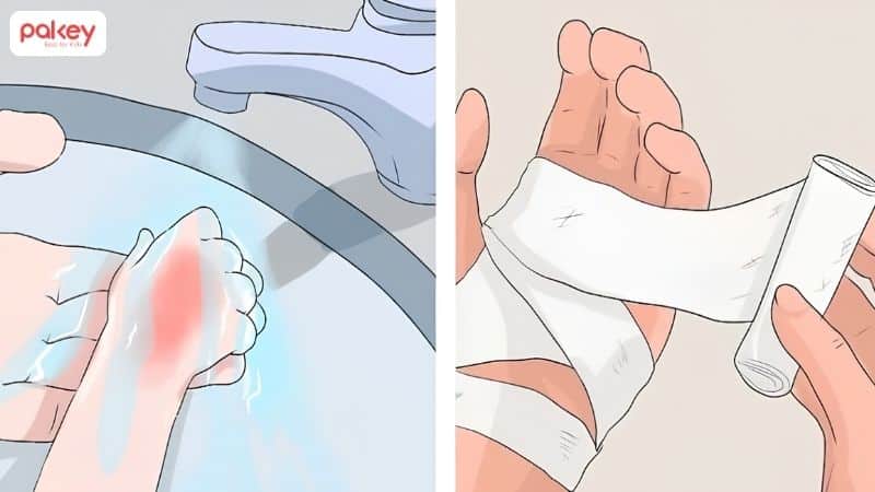 Hướng dẫn cách sơ cứu khi trẻ bị bỏng tại nhà 