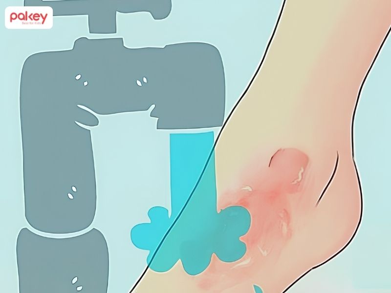 [Giải đáp] Làm gì khi trẻ bị bỏng bô xe máy?