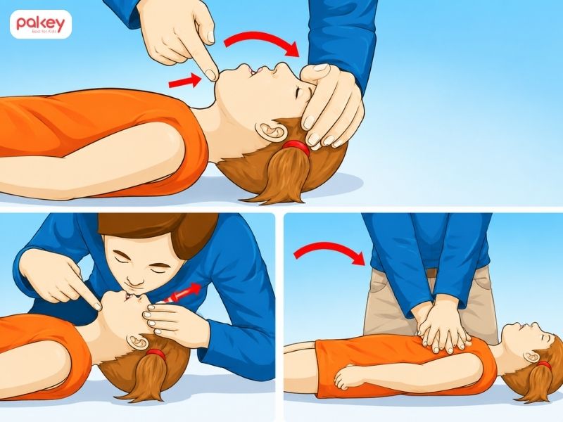 4 bước sơ cứu đuối nước đúng cách ở trẻ em