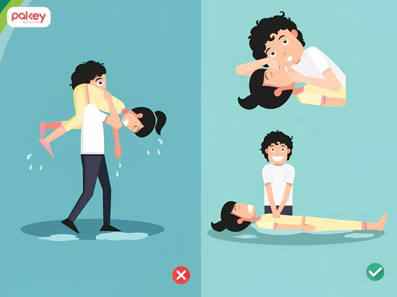 4 bước sơ cứu đuối nước đúng cách ở trẻ em