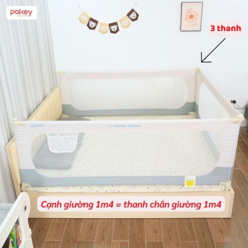 Thanh chắn giường 1m4 6 Thanh chắn giường 1m4