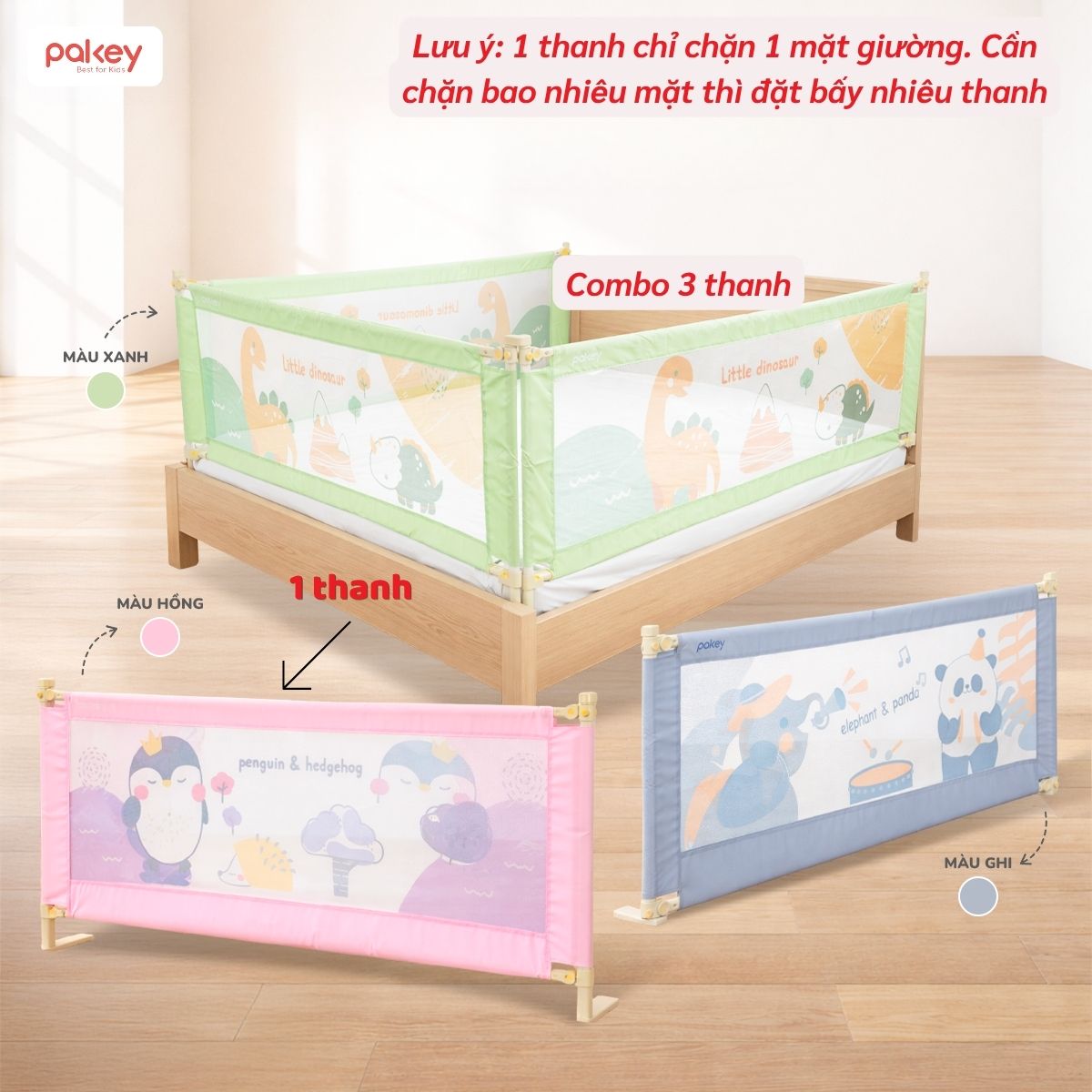 Thanh chắn giường 1m5 43 Cách xác định đúng số thanh chắn giường cần mua