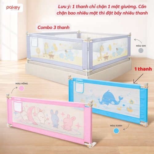 Thanh chắn giường 1m8 6 Xác định đúng số thanh chắn giường cần sử dụng