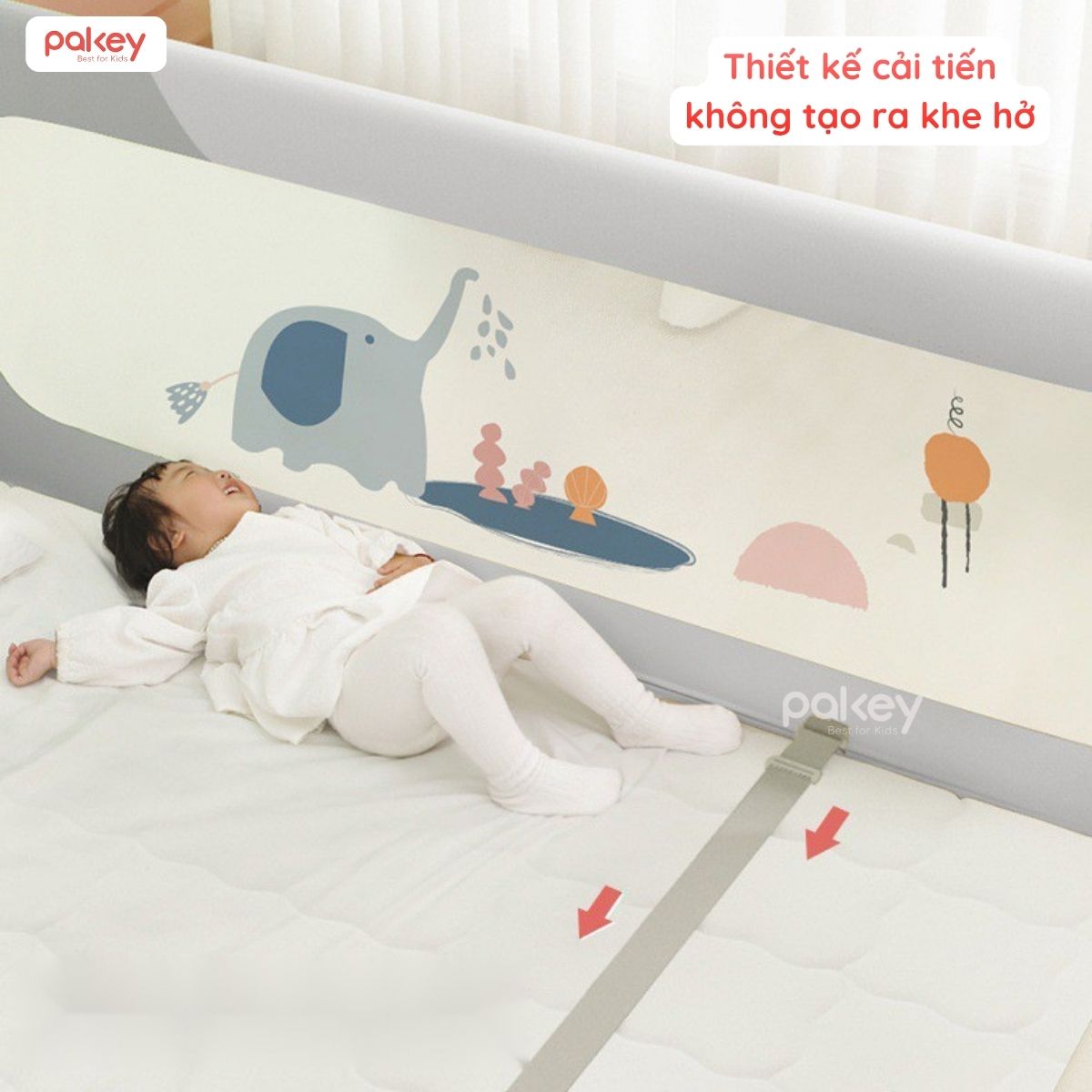 Combo thanh chắn giường 1m8x2m Pakey - SV1 xanh dương 64 Combo thanh chắn giường 1m8x2m Pakey