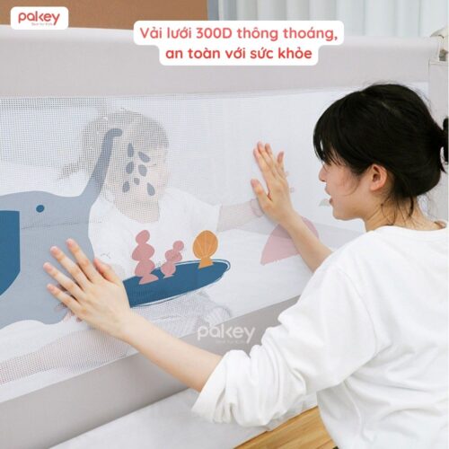 Combo thanh chắn giường 1m8x2m Pakey - SV1 xanh dương 23 Combo thanh chắn giường 1m8x2m Pakey