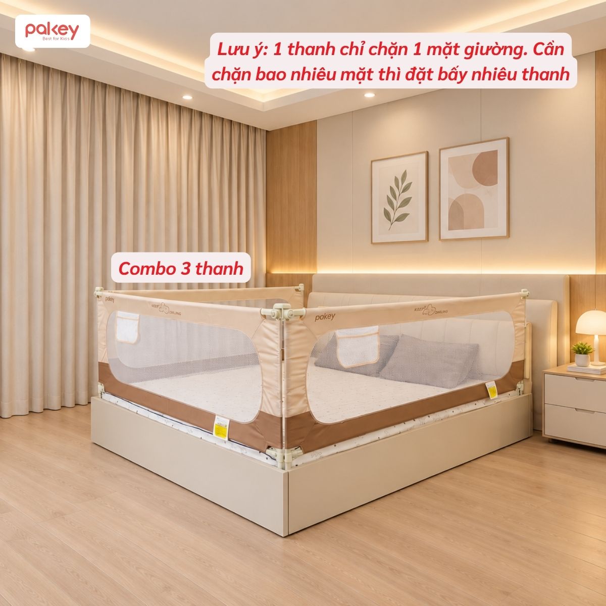 Thanh chắn giường 2m 100 Thanh chắn giường 2m
