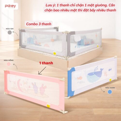 Thanh chắn giường 2m2 6 Xác định đúng số lượng thanh chắn cần mua