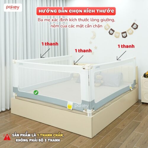 Thanh chắn giường Pakey G600-B