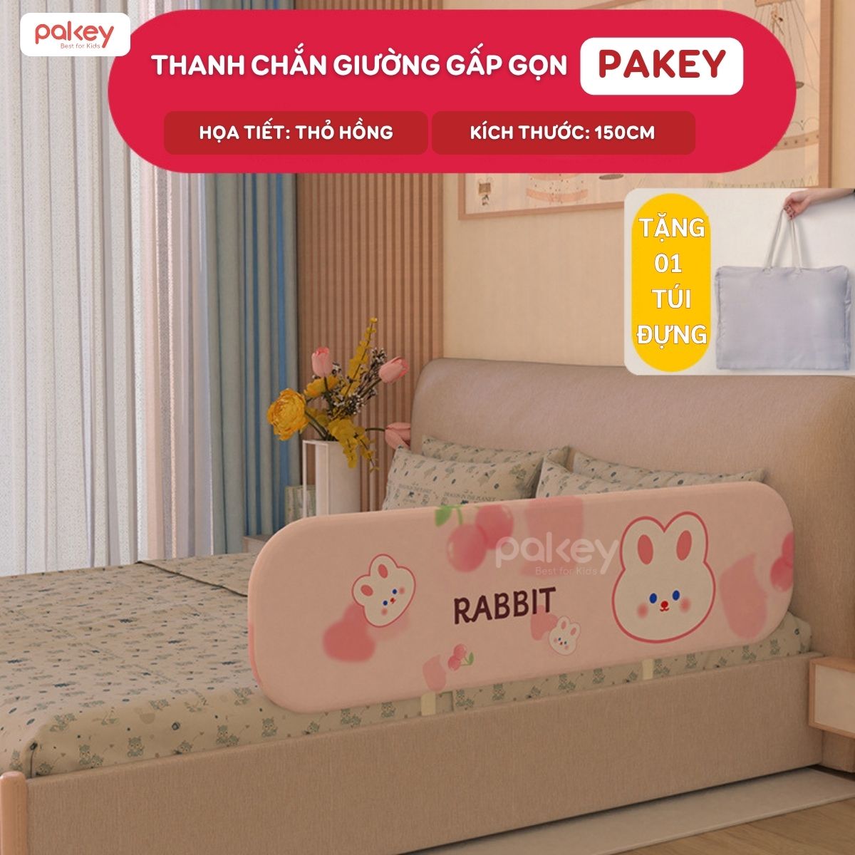 thanh-chan-giuong-Pakey-GG03 (8) Thanh chắn giường gấp gọn Pakey GG03