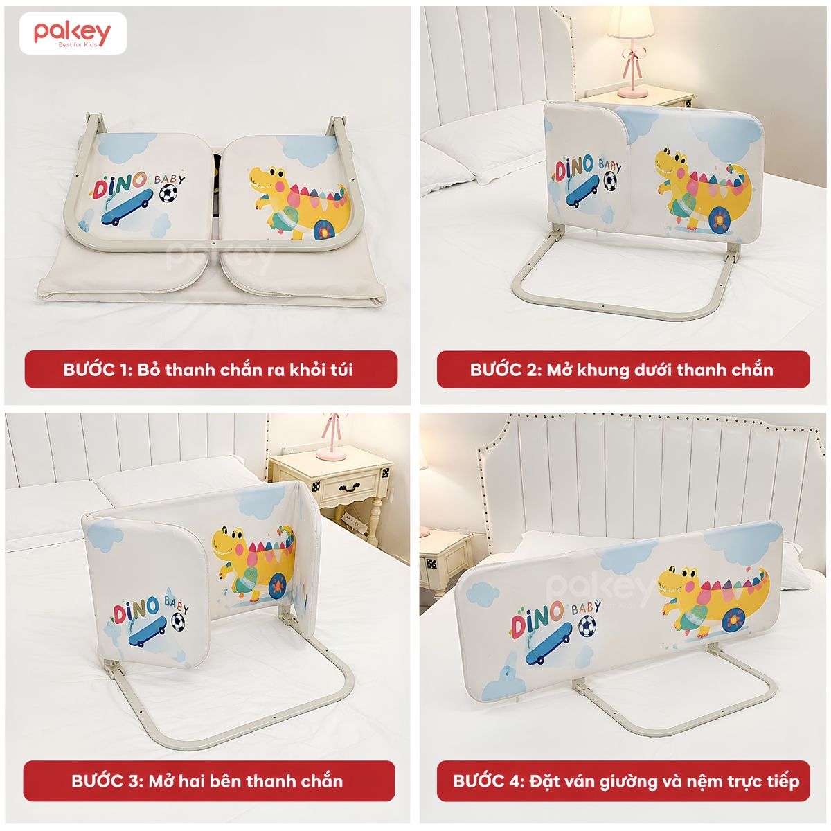 Thanh chắn giường gấp gọn Pakey GG04 34 Thanh chắn giường gấp gọn Pakey GG04